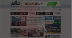 Desktop Screenshot of bonitoinforma.com.br