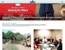 Tablet Screenshot of bonitoinforma.com.br